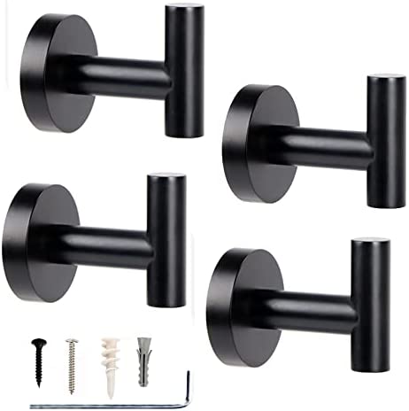 Matte Black Towel Hooks